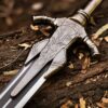 Fantasy medieval sword replica with detailed steel blade