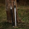 Hand forged Anduril replica sword with black scabbard